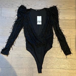 Zara Black Bodysuit